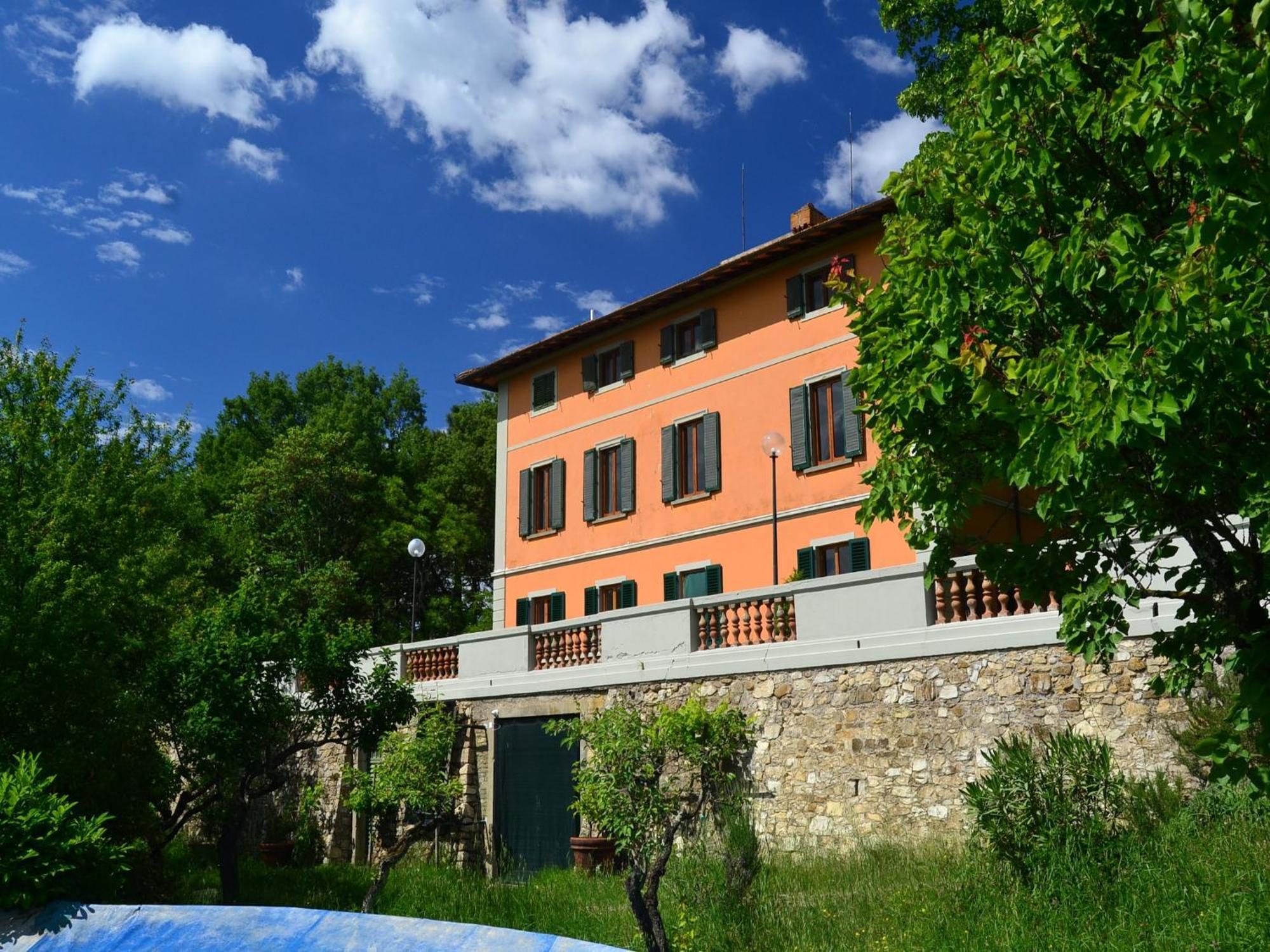Lovely Holiday Home In Montefiridolfi With Hill View Kültér fotó