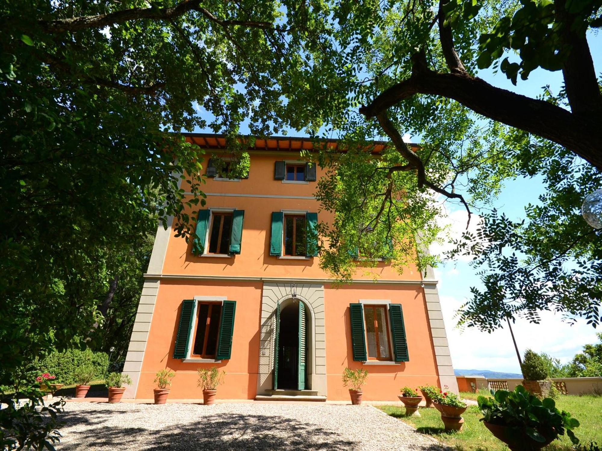 Lovely Holiday Home In Montefiridolfi With Hill View Kültér fotó
